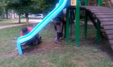 În conlucrare cu locatarii Astăzi, 06.07.2021, ÎMPSL Rîșcani finalizează lucrările de instalare, după reparație, a eleme...