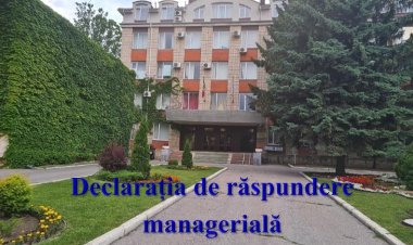 Declarația de răspundere managerială pentru anul 2022