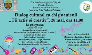 Primăria Municipiului Chișinău, Pretura sectorului Rîșcani informează că în acest weekend vor avea loc activități în cad...