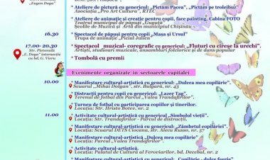 Primăria Municipiului Chișinău a stabilit un program de activități culturale cu ocazia „Zilei Internaționale a Copiilor”...
