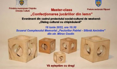 În cadrul proiectului social-cultural de weekend ,,Dialog cultural cu chișinăuienii”, Vă invităm, sâmbătă, 18 iunie 2022...