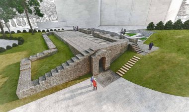 Pivnițele Casei “Toader Sabău” din bd. Grigore Vieru, 11, locurile unde au loc săpăturile arheologice la beciurile casei...