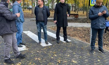 Parcul „Dumitru Rîșcanu” vizitat de conducerea Preturii și Viceprimarul municipiului