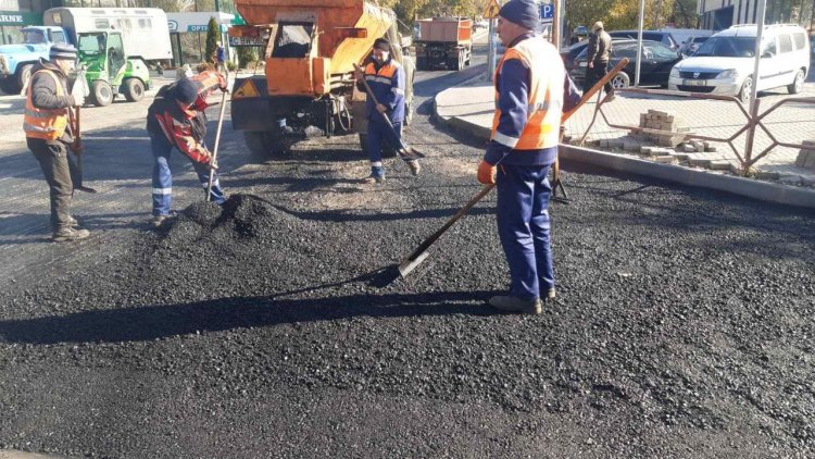 Lucrări de întreținere a infrastructurii rutiere din municipiul Chişinău, sectorul Rîșcani, executate pe parcursul săptămânii trecute