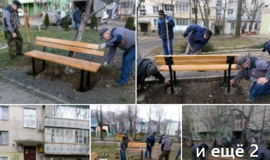 Pentru comoditatea locuitorilor sectorului Rîşcani au fost instalate bănci stradale.