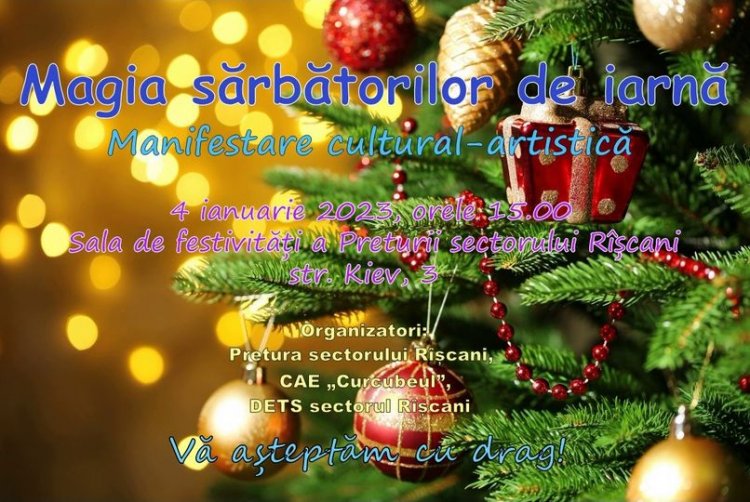 La data de 04.01.2023, la orele 15:00, în incinta Preturii sectorului Rîșcani, în sala pentru festivități va avea loc ma...
