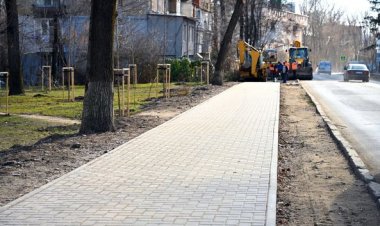 Continuă lucrările de reabilitare a străzii Nicolae Dimo din sectorul Rîşcani.