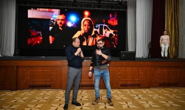 ????La Palatul Republicii a fost astăzi proiectat filmul autohton „Puterea Probabilității”, în regia lui Ivan Naniev. Even...