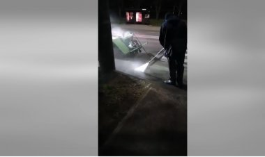 În sectorul Rîșcani angajații IMPSL Rîșcani au intervenit la spălare a pavilioanelor stațiilor se așteptare a transportu...