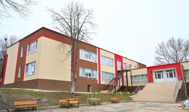 Lucrări de reabilitare la un nou bloc din cele 3 blocuri de studii al Complexului Educațional „Mihail Lomonosov”