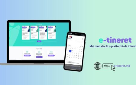 „e-tineret.md” - Mai mult decât o platformă de informare.