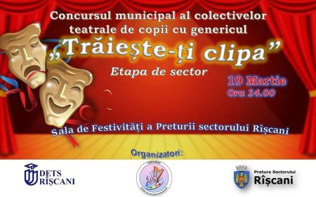 Concurs municipal al colectivelor teatrale „Trăiește-ți clipa”