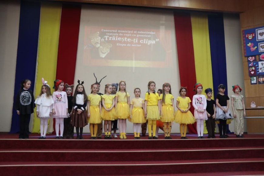 Concursul colectivelor teatrale de copii cu genericul „Trăiește-ți clipa"
