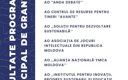 ✅14 organizații neguvernamentale de tineret vor implementa în acest an proiecte susținute financiar de Primăria Municipi...