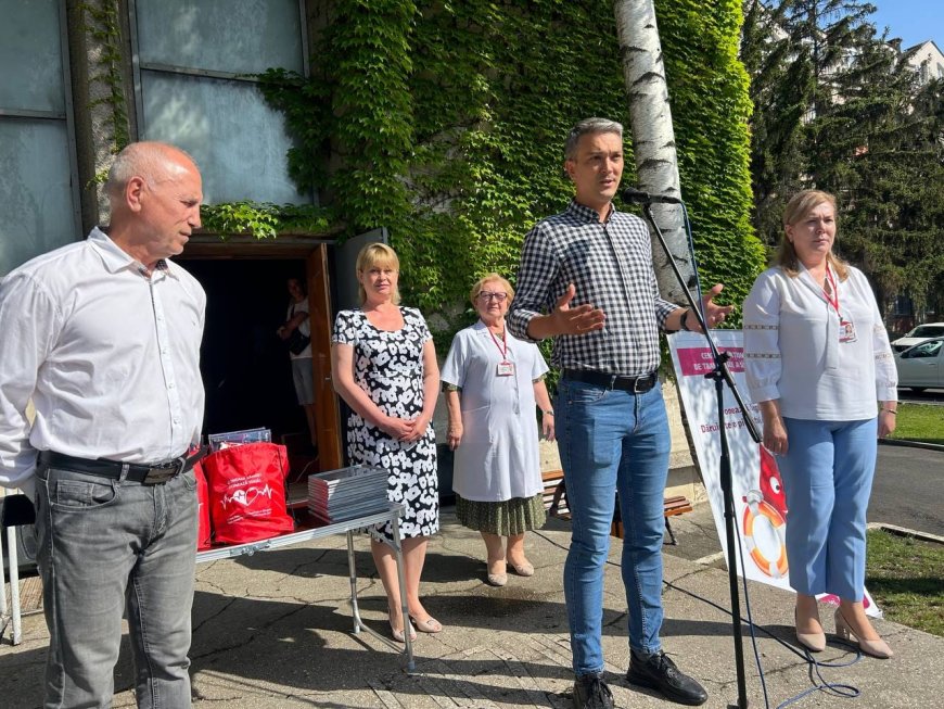 Astăzi, 11.06.2024, s-a desfășurat donarea voluntară de sânge și componente sangvine în cadrul Preturii sectorului Rîșcani.