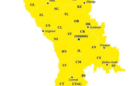 Cod Galben de intensificări ale vântului.