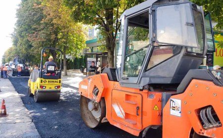 ✅Pe bd. Moscova din sectorul Rîșcani, sunt pe final acțiunile de reabilitare a carosabilului.