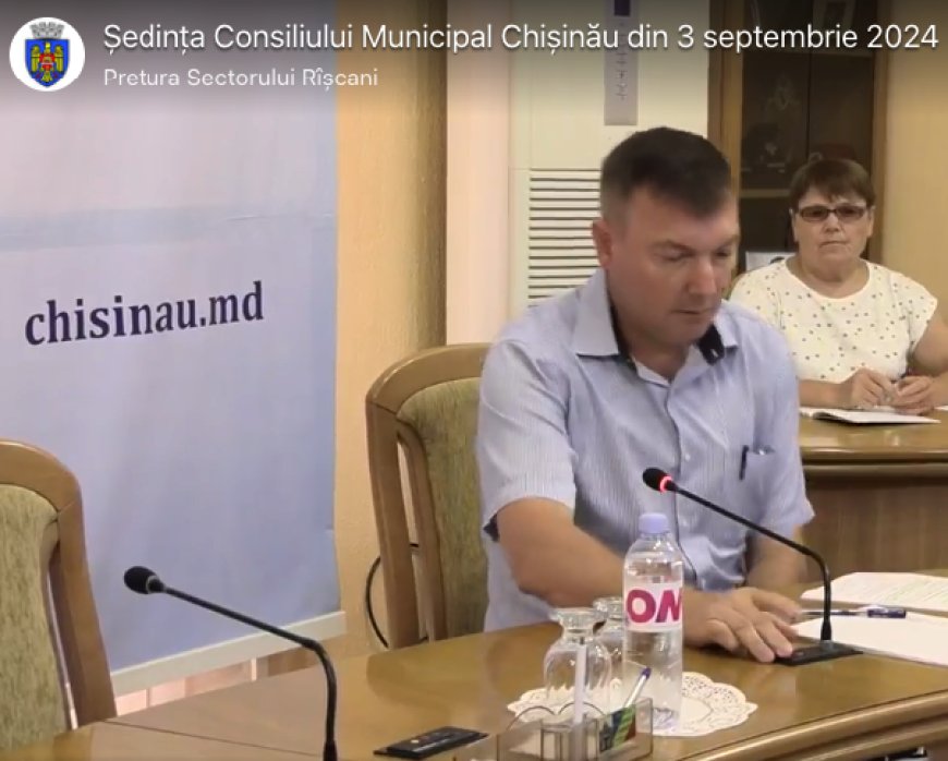 Ședința Consiliului Municipal Chișinău din 3 septembrie 2024