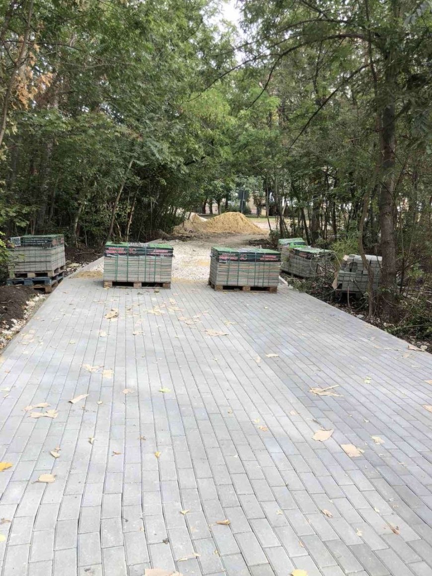 Continuam lucrările în pădurea-parc „Dumitru Riscanu”, suntem pe ultima suta de metri.