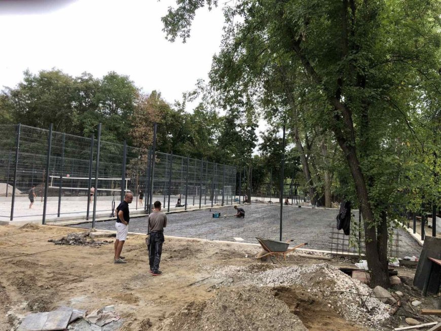 Continuam lucrările în pădurea-parc „Dumitru Riscanu”, suntem pe ultima suta de metri.