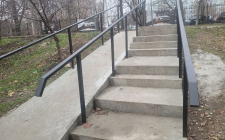 Reparația scărilor inter-cartier în sectorul Rîșcani