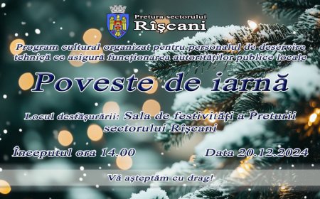 Program cultural - artistic cu genericul „Poveste de iarnă”