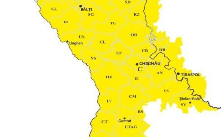 Primăria Municipiului Chișinău ATENȚIONEAZĂ. Cod Galben de scădere a temperaturii medii zilnice. Ghețuș.