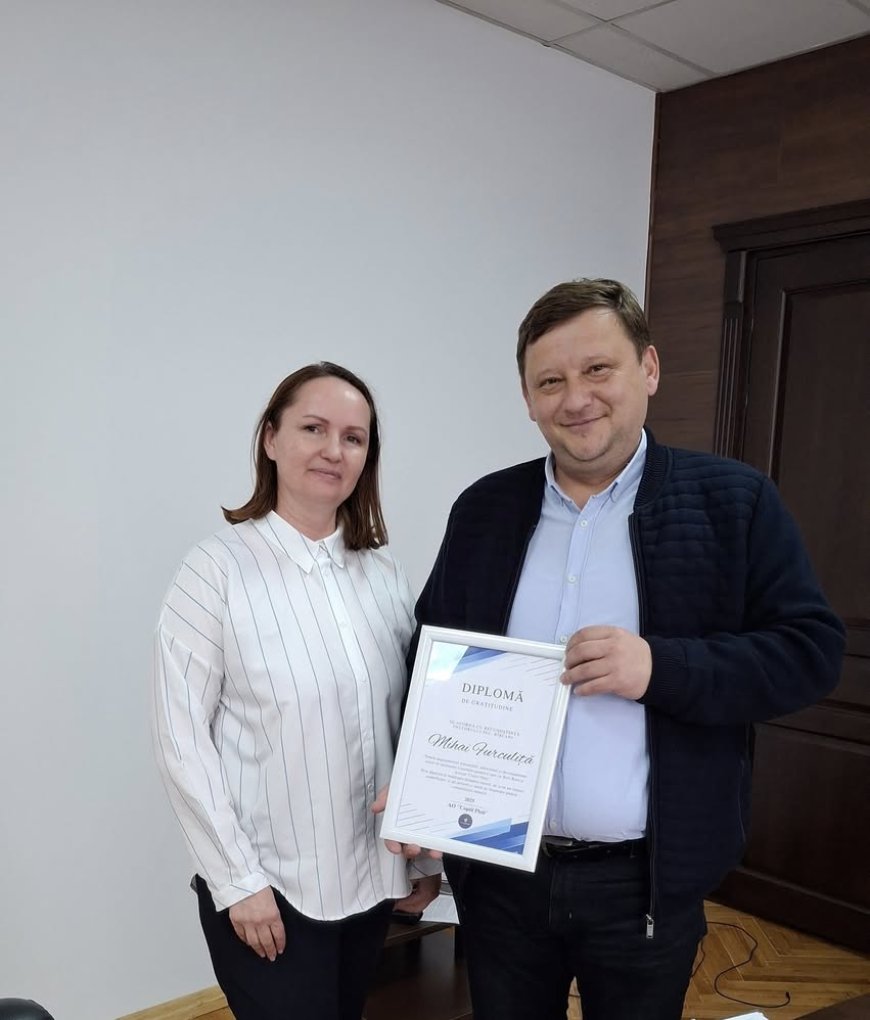Pretura sectorului Rîșcani a fost onorată cu Diplomă de gratitudine de către Losețchi Doinița- Elena, director – executiv al Centrului pentru Copiii cu Boli Rare și Autism "Copiii Ploii”