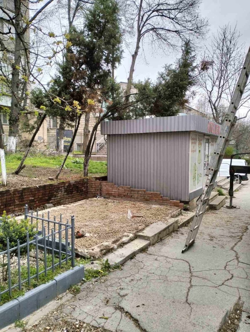 Demontarea și evacuarea gheretei , str. Matei Basarab, 5/1
