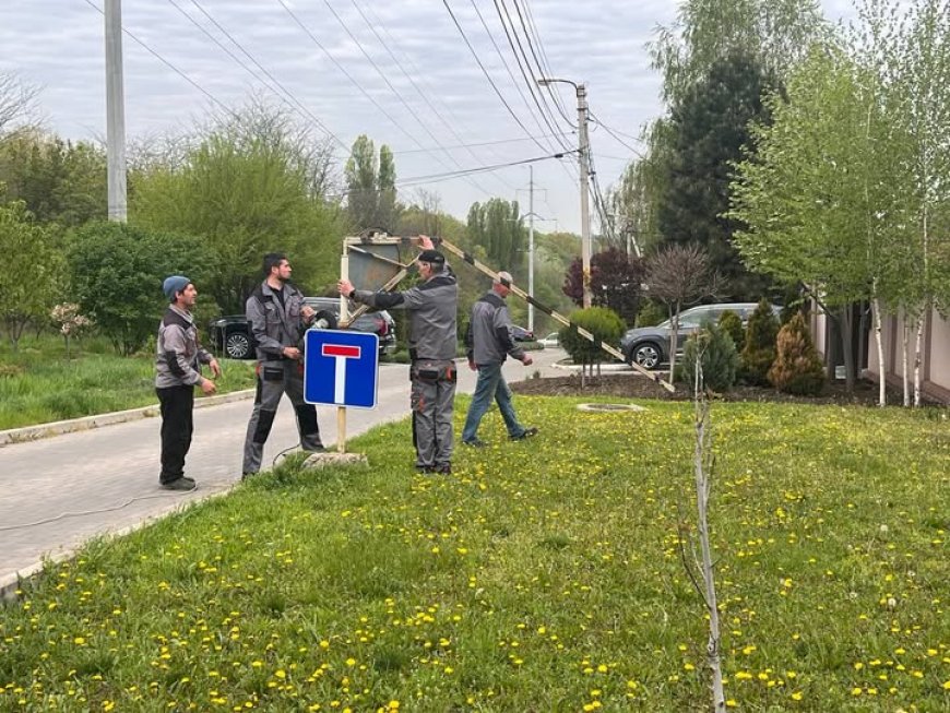 Acțiunea  de demontare și evacuare a bariere eliberând terenul proprietate publică.