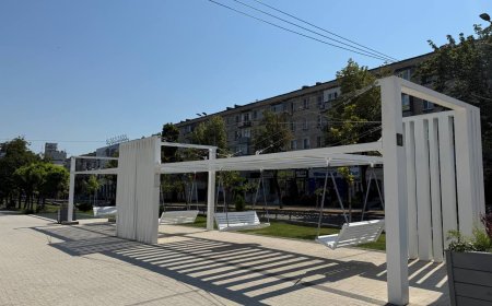 Lucrările de reparație a leagănelor pe aleea din bd. „Grigore Vieru” , au fost finalizate.