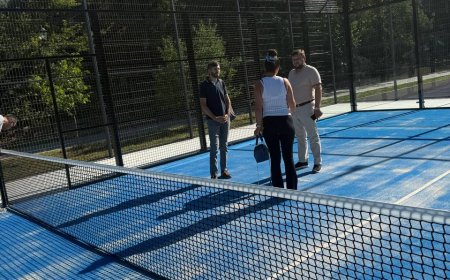 Întrunirea de astăzi cu dl Mihai Burciu, președintele Federației Naționale de Padel din Republica Moldova.
