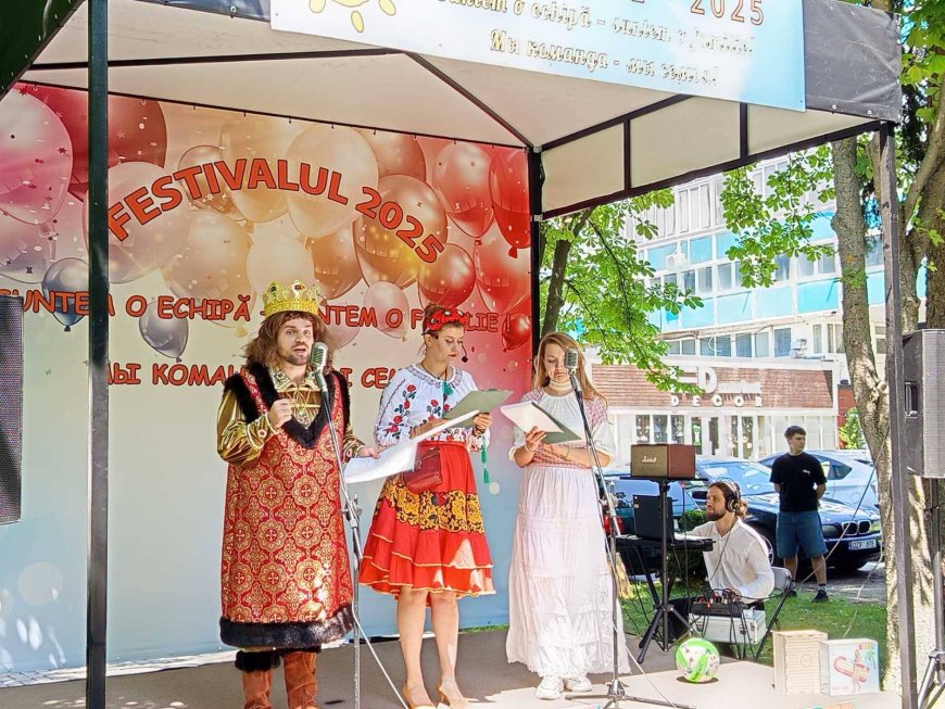Festivalul„SUNTEM O ECHIPĂ – SUNTEM O FAMILIE!”a avut loc astăzi  in sectorul Rîșcani.