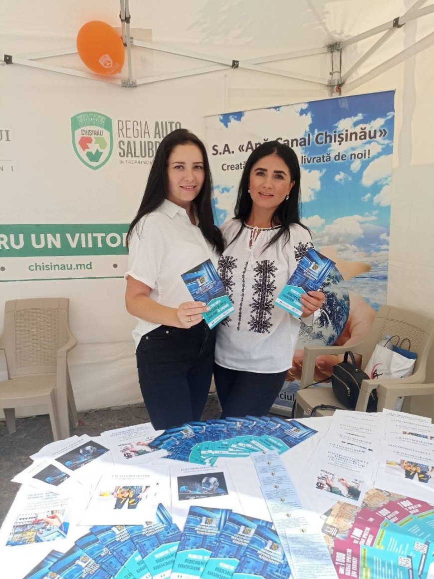 Pentru al doilea an consecutiv, S.A. „Apă-Canal Chișinău” va participa la Festivalul „Te salut, Chișinău!”