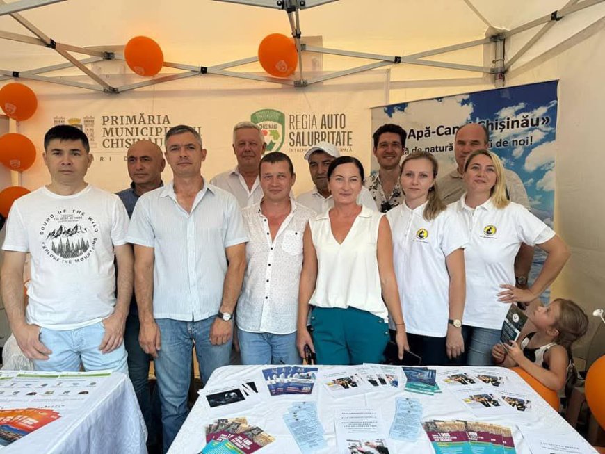 Pentru al doilea an consecutiv, S.A. „Apă-Canal Chișinău” va participa la Festivalul „Te salut, Chișinău!”