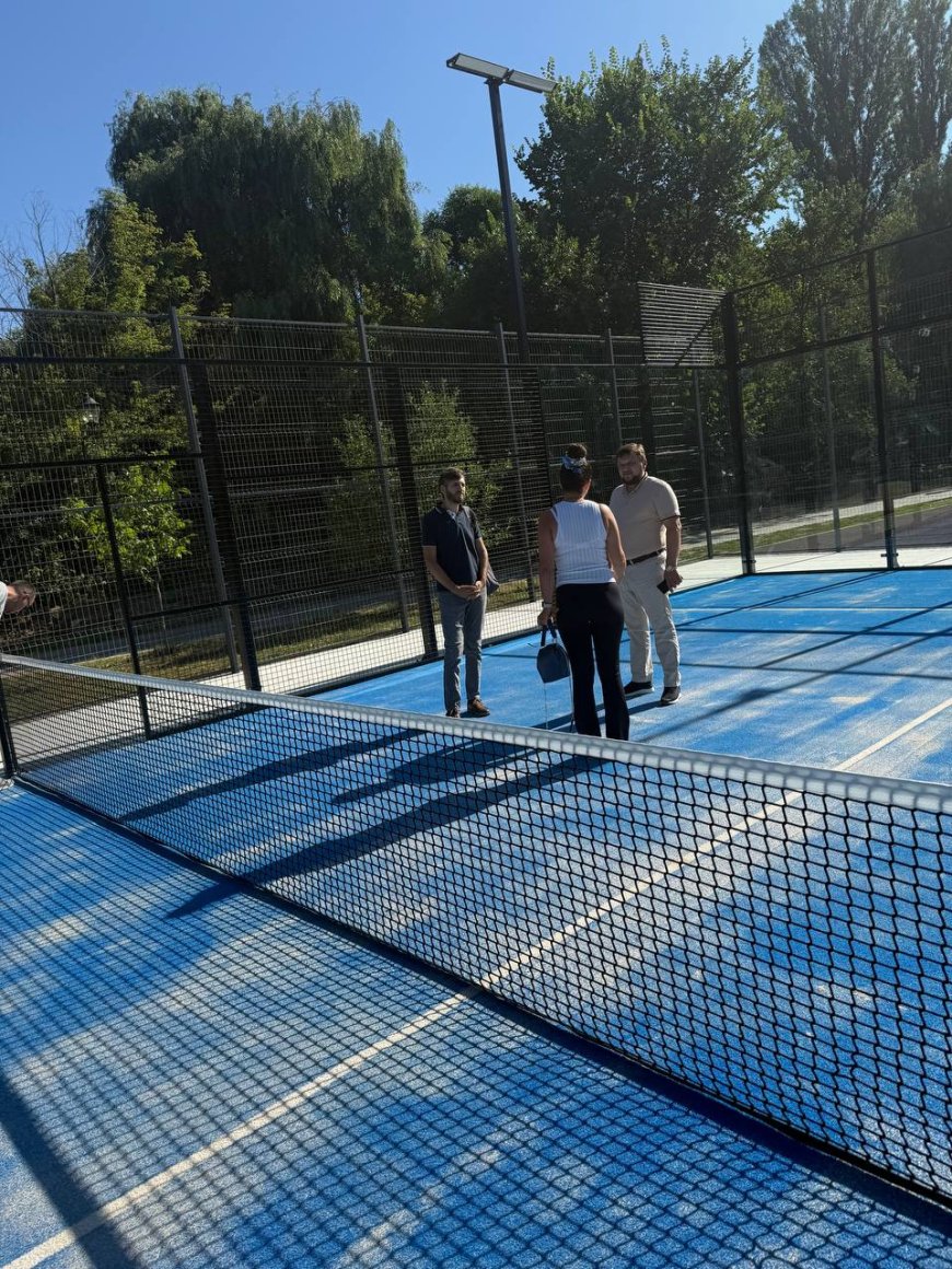 Întrunirea de astăzi cu dl Mihai Burciu, președintele Federației Naționale de Padel din Republica Moldova.