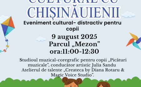 Evenimentul cultural-distractiv pentru copii din cadrul proiectului „Dialog cultural cu chișinăuienii”