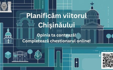Studiu sociologic pentru actualizarea Planului Urbanistic General al Municipiului Chișinău.
