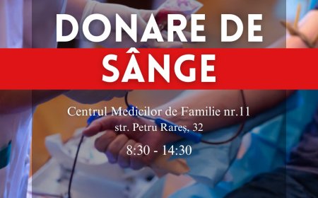 O nouă acțiune de donare de sânge va avea loc în sectorul Rîșcani