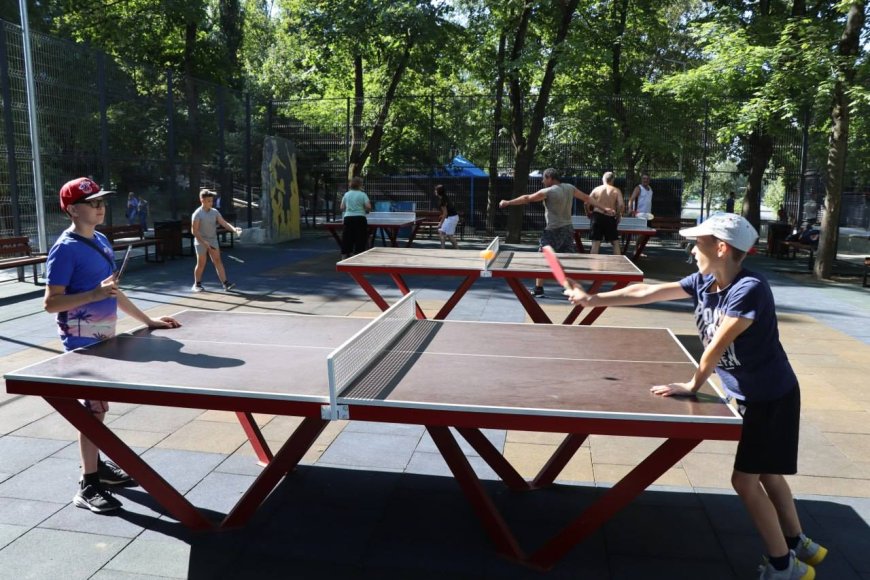 Inaugurarea terenurilor de sport multifuncționale din Pădurea -Parc "Dumitru Rîșcanu "