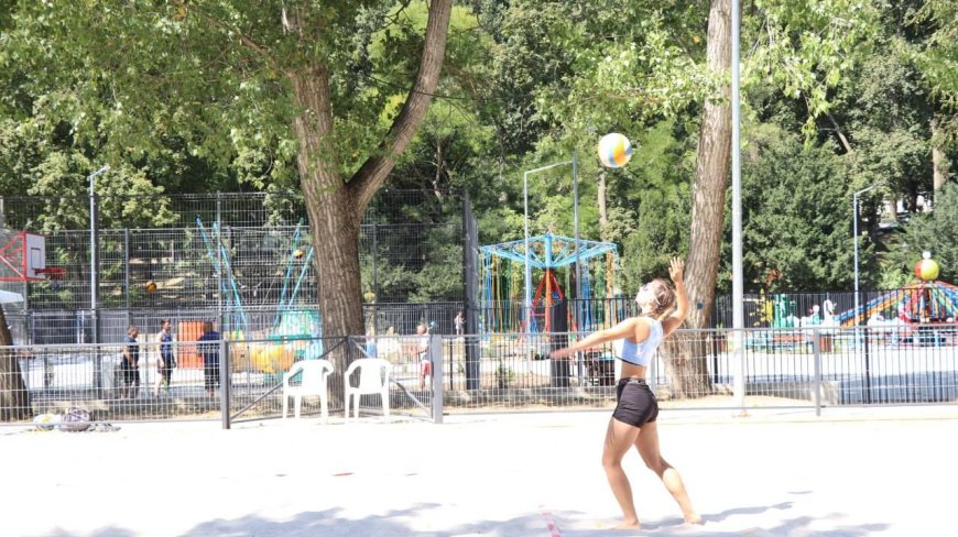 Inaugurarea terenurilor de sport multifuncționale din Pădurea -Parc "Dumitru Rîșcanu "
