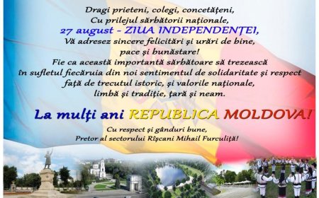 La mulți ani Moldova!