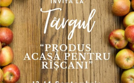 Târgul ,,Produs ca acasa pentru Rîșcani” vă așteaptă în sectorul Rîșcani al Capitalei!
