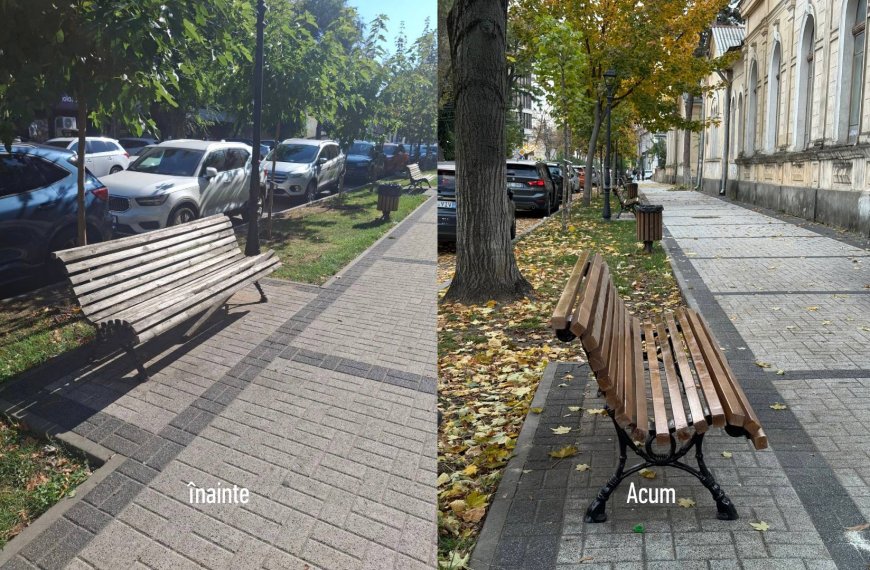 Spații publice mai confortabile pentru chișinăuieni!