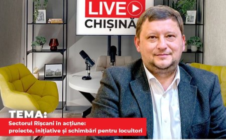 Vă invităm să urmăriți să urmăriți podcastul ,,Chișinău Live''