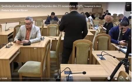 Ședința Consiliului Municipal Chișinău din 21 noiembrie 2025