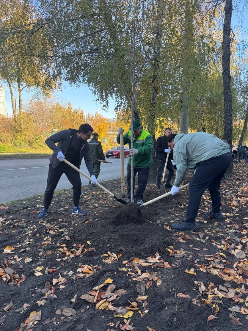O nouă acțiune de plantare în sectorul Rîșcani.