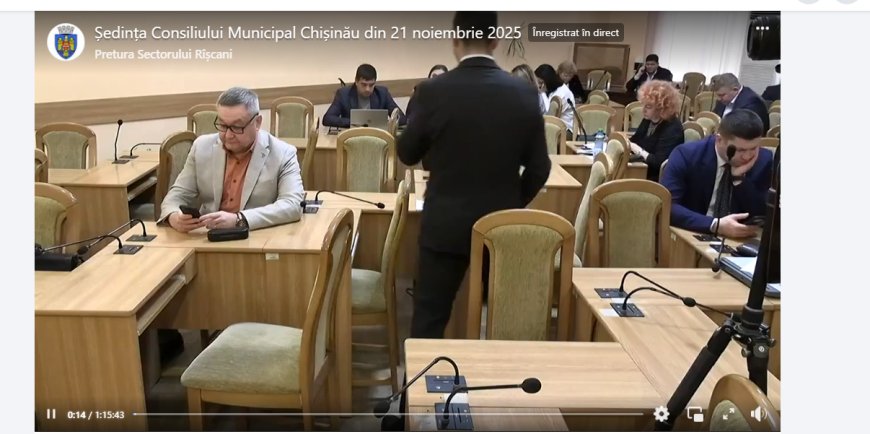 Ședința Consiliului Municipal Chișinău din 21 noiembrie 2025