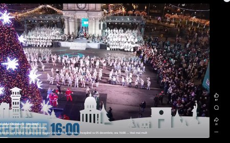 Cetățenii Republicii Moldova sunt invitați să descopere magia Crăciunului la Chișinău, începând cu 05 decembrie, ora 16:00