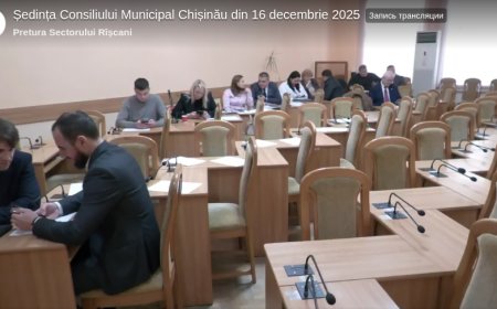 Ședința Consiliului Municipal Chișinău din 16 decembrie 2025 *** Informează-te din prima sursă